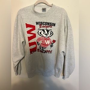 Rare vintage UW Madison/ Wisconsin badgers sweatshirt